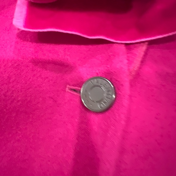Valentino Fuschia Wool Blazer with Ruffle Lapel - Picture 4 of 13